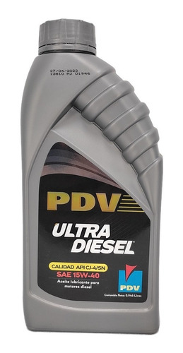 Pdv Ultradiesel Mineral Aceite De Motor Sae-15w-40 Api D ...