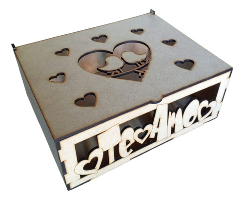 Caja San Valentin Calada - Bc Crudo Te Amo
