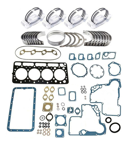 Kit Reanillado Revision Para Kubota Tractor Excavadora