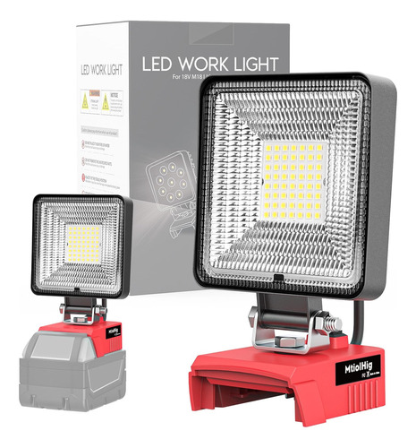 Luz De Trabajo Led Inalámbrica Para Batería Milwaukee De 18 