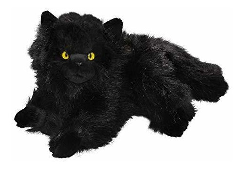 Gato, Persa Negro, 12 Pulgadas, 30cm, Peluche, Peluche, Pelu