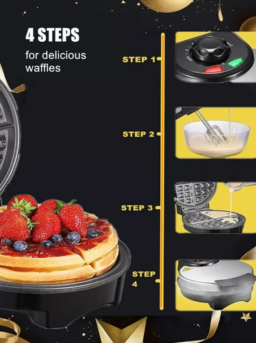Mini Maquina Waflera Y Donas Máquina Hacer Wafles O Donas