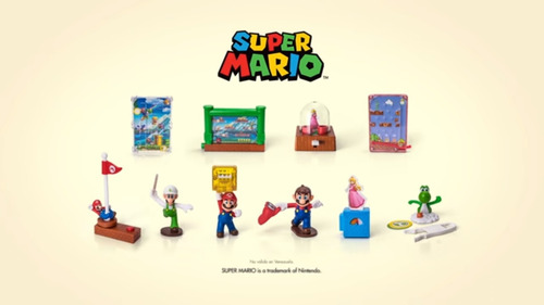 Muñeco Mario Super Mario Bros Colección Mcdonalds 2018