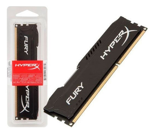 Memória Ram Desktop 8gb 1333mhz Hyperx Fury Com Nota Fiscal