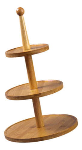 Estante De Exhibición De Postres De Madera, Soporte Para