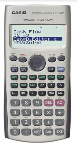 Calculadora Financiera Casio Fc-100v