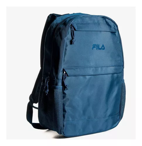 Fila Mochila Escolar Sport Casual Back Clases Unisex 86913 Color Azul