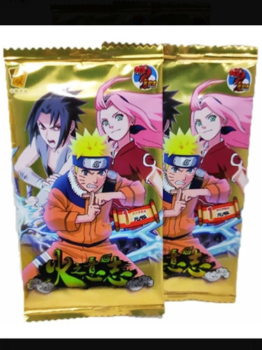 Imagen 1 de 1 de Cartas De Naruto Sobre De 5 Cartas. Promocion 2 Paquetes 