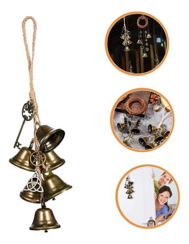 . Campanilla De Viento Con Forma De Bruja For Colgar En La