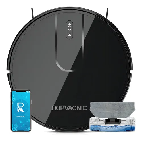 Aspiradora Trapeadora Robot Inteligente Automatica Wifi App negro...