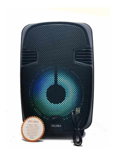 Bocina Velikka Vkk - 5  Portátil Con Bluetooth Negra 110v 