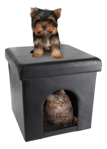 Cat House - Otomana Plegable Multiusos Para Perros Pequeños 