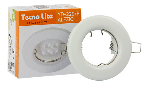 Lampara De Techo Base Gx5.3 47w Alezio Blanco Tecnolite