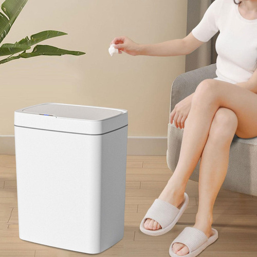 Cubo De Basura Eléctrico Cubos De Basura Recargable Sin