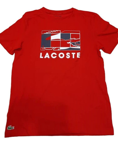 Franela Lacoste Roja Talla L Orig. Importada Usa!!