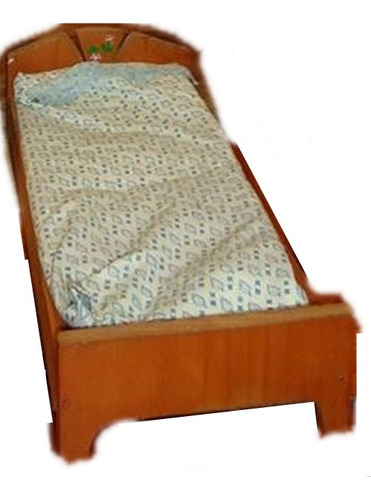 Cama Madera Muñeca Con Colchon