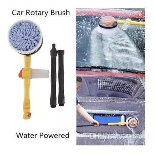 Kit Cepillo Automático Giratorio De Lavado Auto Hogar