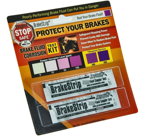 Phoenix Systems (3003-b) Brake Fluid Test Strips, 2 Strips P