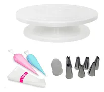 Comprar Kit Repostería Decorar Pasteles Base Giratoria Duyas Mangas