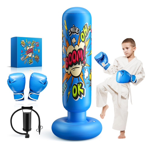 Saco De Boxeo Para Niños, Saco De Boxeo Inflable Para Niños