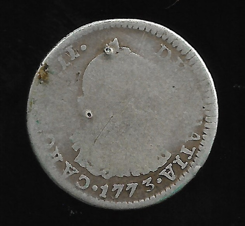 Bolivia Potosi 1 Real 1773 J.r Plata R