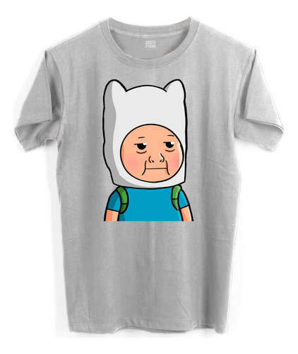 Playera Jaspe Hombre Finn Hasbulla Hora De Aventura 1121