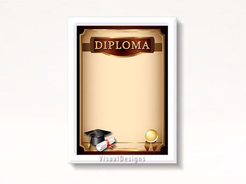 Diploma Moldura Formatura Kit Escolar 1 Artes Prontas