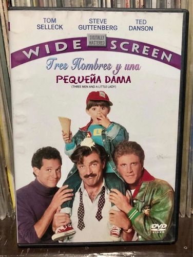 Dvd Película Tres Hombres Y Una Pequeña Dama. 1990. Nacional