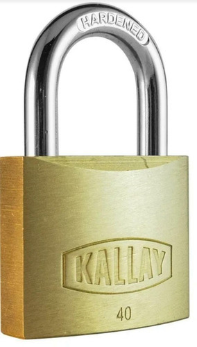 Candado Kallay De 40 Mm Cuerpo Laton Macizo