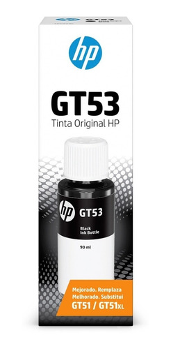 Botella Tinta Hp Gt53 Reemplaza Gt51 Negro Original M0h57a G