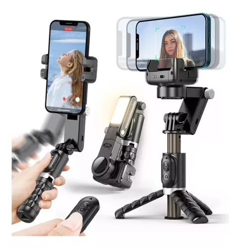 Estabilizador de smartphone Gimbal actualizado con palo selfie de  equilibrio automático