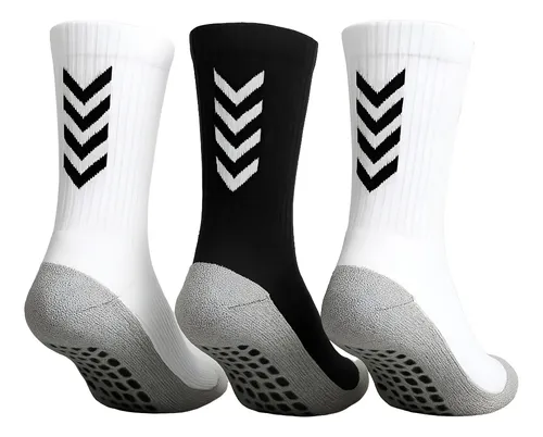 Pack X3 Pares De Medias 3/4 Algodón Antideslizante Deportes