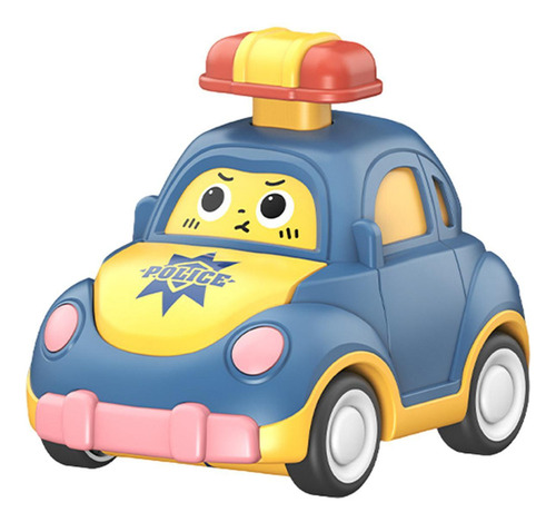 Ch Coche De Juguete Push And Go, Vehículo De Juguete Azul