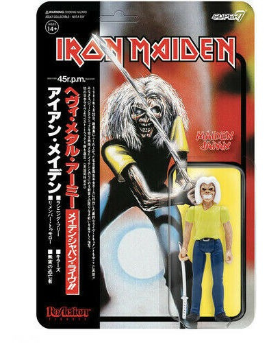 Super7 Iron Maiden Maiden Japan Reaction Oficial