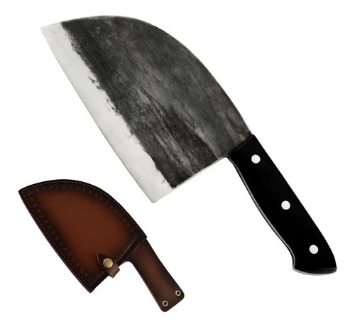 Tang Chef Cuchillo Forjado A Mano Profesional Filete Ancho. 