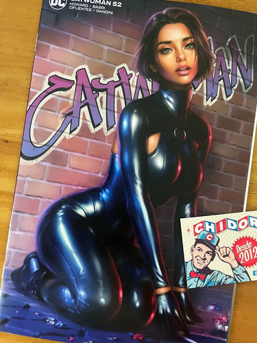 Comic - Catwoman #52 Full Art Variant Will Jack Sexy