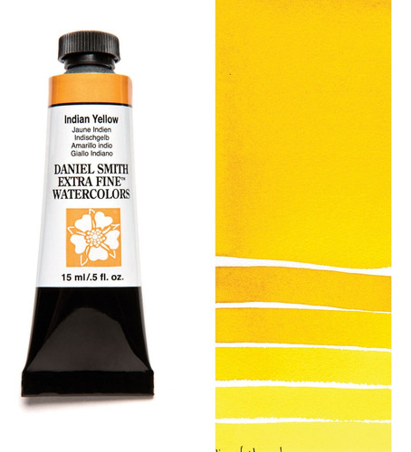 Tubo para acuarela Daniel Smith, 15 ml, 45, amarillo indio