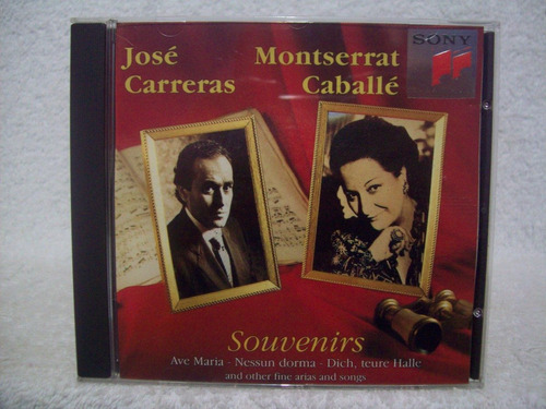 Cd Original José Carreras & Montserrat Caballé- Souvenirs