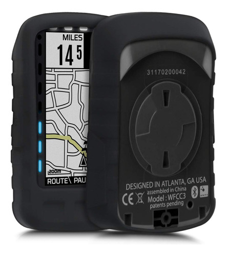 Kwmobile - Funda De Silicona Suave Para Navegacin Gps Wahoo