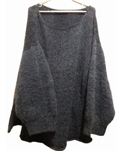 Imagen 1 de 3 de Maxi Sweater / Vestido Tejido Dama Artesanal Talle Xl