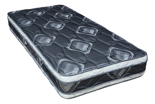 Sommier Cama Marinera Ayfa Colchon Resortes 1 Plaza 80x190 Color Negro
