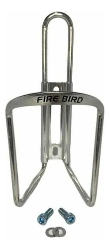 Porta Caramañola Fire Bird De Aluminio Color Plateado