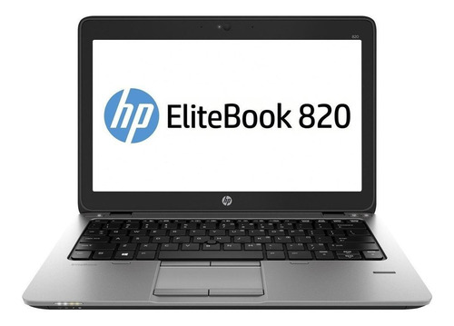 Portátil HP EliteBook 820 G1 negra y plata 12.5", Intel Core i5 4300U  4GB de RAM 500GB HDD 32GB SSD, Intel HD Graphics 4400 1366x768px Windows 10 Home