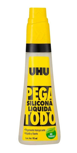 Silicona Liquida Uhu Pomo X95 Ml Adhesivo Neutro Sellador