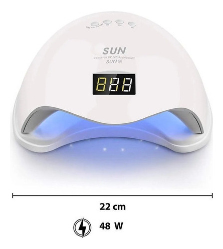Horno Lampara Uv Para Secado De Uñas 48 Wtts Oferta