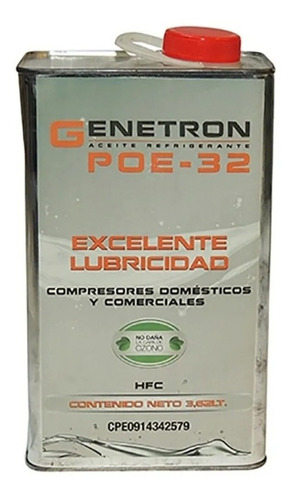 Aceite Lubricante Refrigerante Genetron Poe 32 Y 68 - Galon