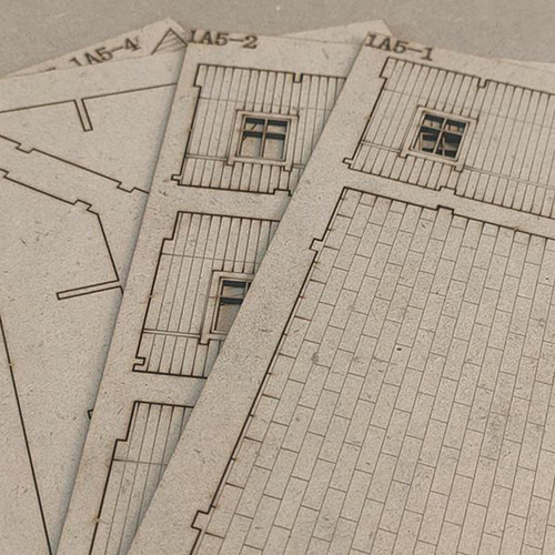 Escena De Arquitectura De Casa De Estilo Europeo Estilo A