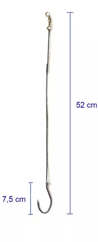 Kit Empate Com Anzol 11/0 200lbs 10un Piraíba/pirarara/jau - R$ 229,9