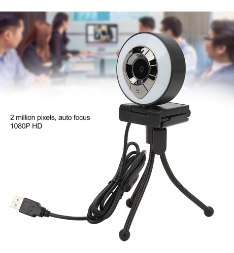 Cámara De Ordenador Web 1080p Hd Usb2.0 Con Enfoque Automáti