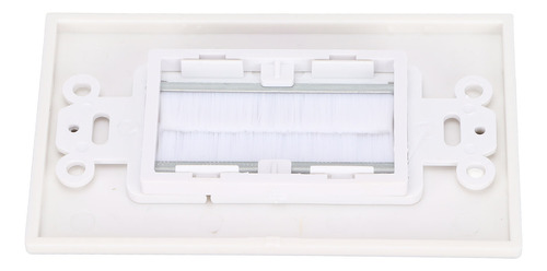 Placa De Pared Con Cepillo, Abs, A Prueba De Polvo, Cable Pa